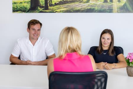 Sprejem olimpijcev Lucije Hribar in Žige Ravnikarja pri županji Občine Domžale mag. Renati Kosec, foto: Rok Majhenič